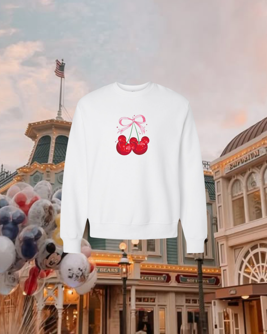 Mickey Cherries Sweatshirt