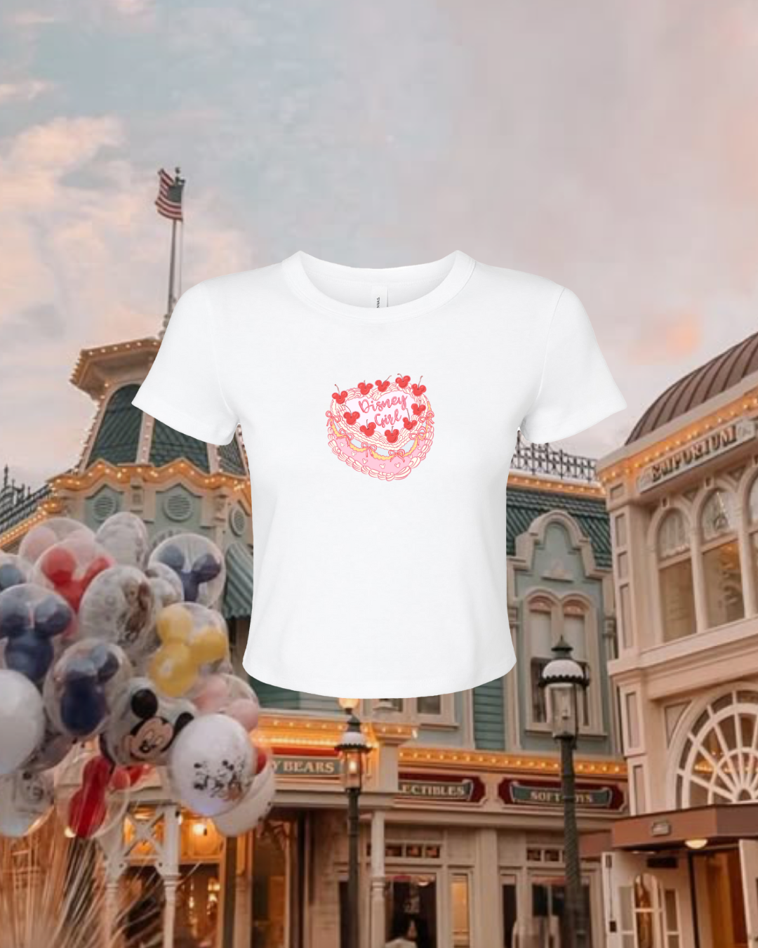 Disney Girl Cropped Tee