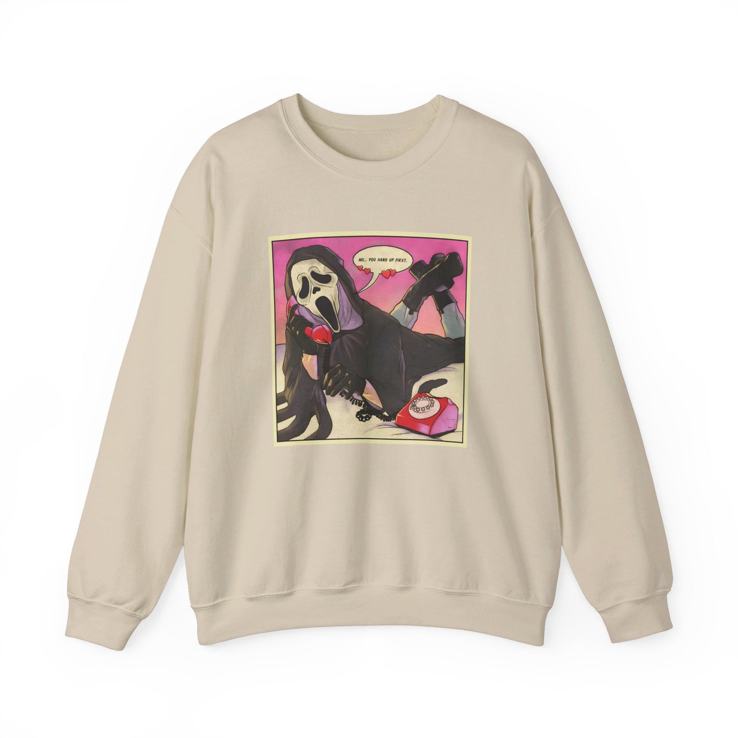 No you hang up! Ghostface Sweatshirt