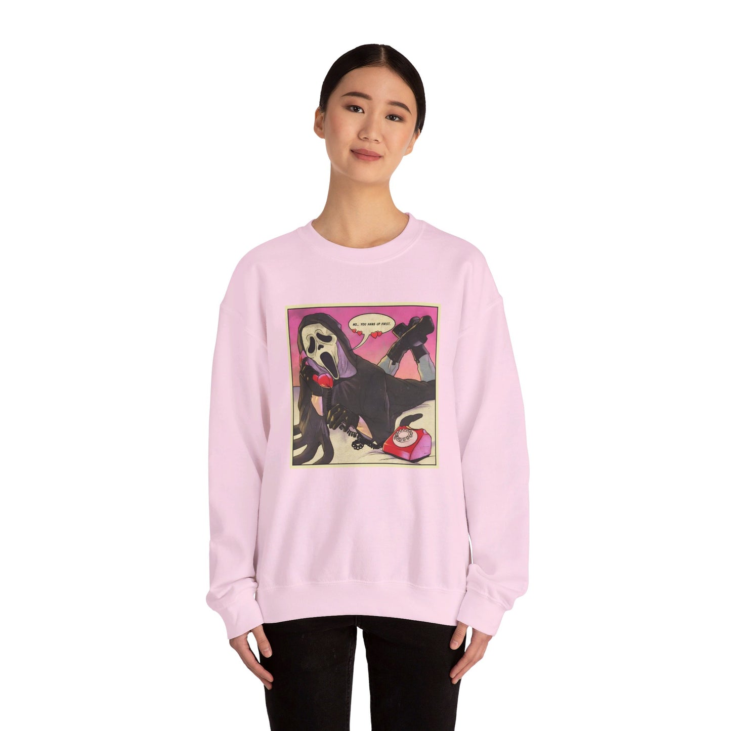No you hang up! Ghostface Sweatshirt