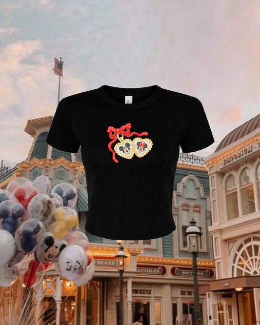 Sweetheart M&M Sunnies Cropped Tee